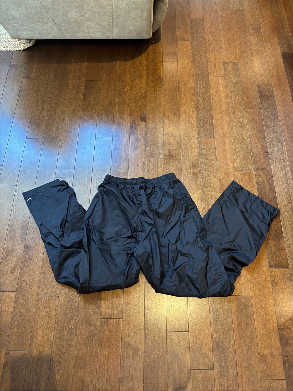 Nike Black Windbreaker Rain Joggers